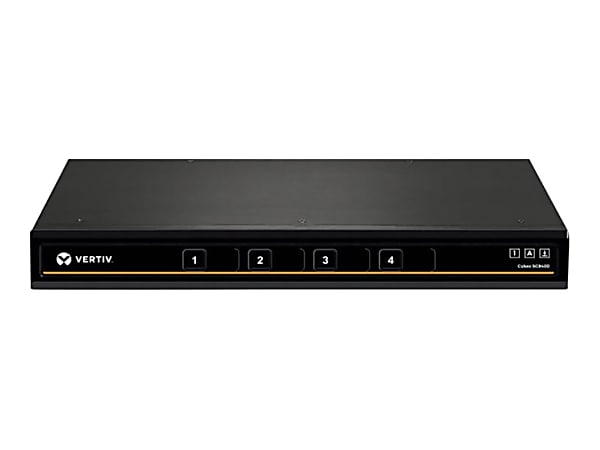 Vertiv Cybex SC900 Secure KVM | Dual Head | 8 Port Universal and DPP | NIAP version 4.0 Certified - Secure Desktop KVM Switches | Secure KVM Switch | Dual Head | NIAP Certified | Secure Keyboard