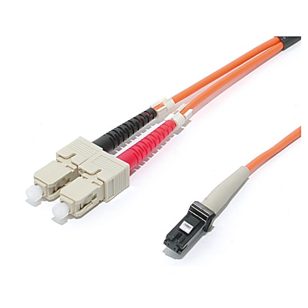 StarTech.com 2m Fiber Optic Cable Multimode Duplex 62.5125 LSZH MTRJSC ...