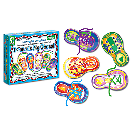 Carson-Dellosa Manipulatives — I Can Tie My Shoes