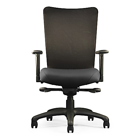 Neutral Posture® U4ia™ Mesh-Back Task Chair, 38"H x 26"W x 26"D, Black