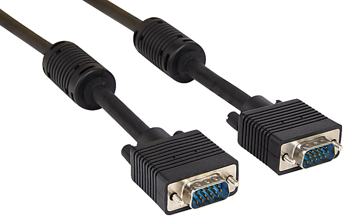 VogDuo® VGA Monitor Cable, 6&#x27;, Black