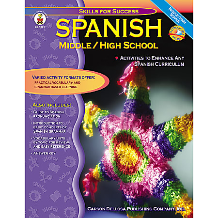 Carson-Dellosa Spanish For Middle And High School