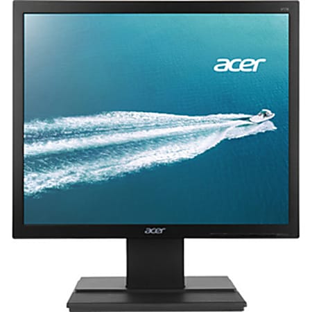 Acer V196L 19" SXGA LED LCD Monitor - 5:4 - Black - 1280 x 1024 - 16.7 Million Colors - 250 Nit - 5 ms - 75 Hz Refresh Rate - 2 Speaker(s) - DVI - VGA
