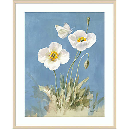 Amanti Art White Poppies I by Danhui Nai
