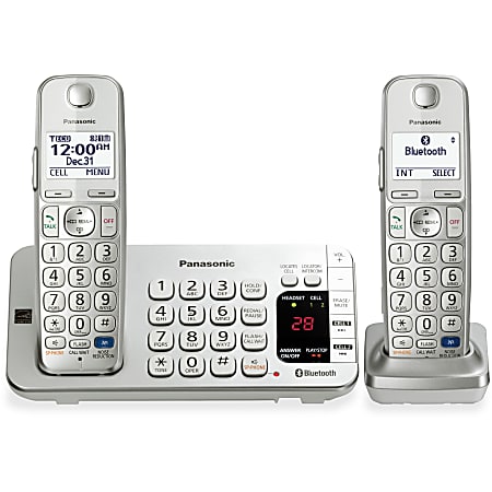 Panasonic KX-TGE272S Link2Cell Bluetooth Cellular Convergence Solution with 2 Handsets