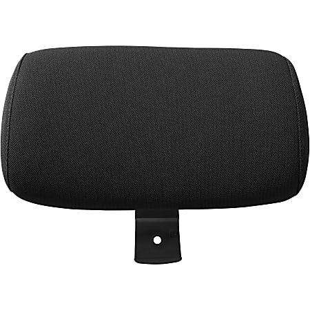 Lorell® Serenity Series Executive Multifunction High-Back Chair Headrest, Fabric, Black