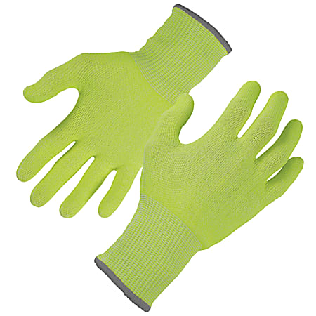 Ergodyne 7040 ProFlex Polyethylene Food Grade Gloves, Medium, Lime
