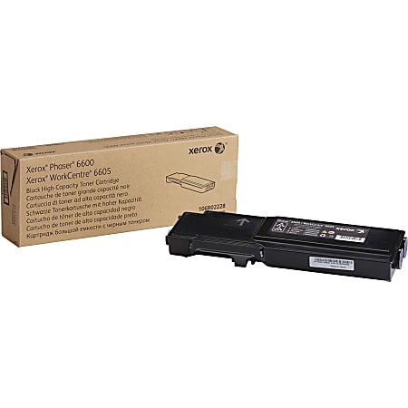 Xerox® 6600 Black High Yield Toner Cartridge, 106R02228