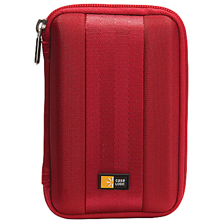 Case Logic® Portable Hard Drive Case, Red