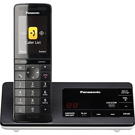 Panasonic KX-PRW130W DECT 6.0 1.90 GHz Cordless Phone - Black