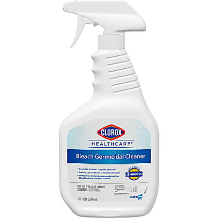 Clorox Healthcare® Bleach Germicidal Cleaner Spray, 32 Ounces