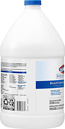 CLOROX HEALTHCARE, Jug, 128 oz Container Size, Bleach Germicidal Cleaner -  6VDE7