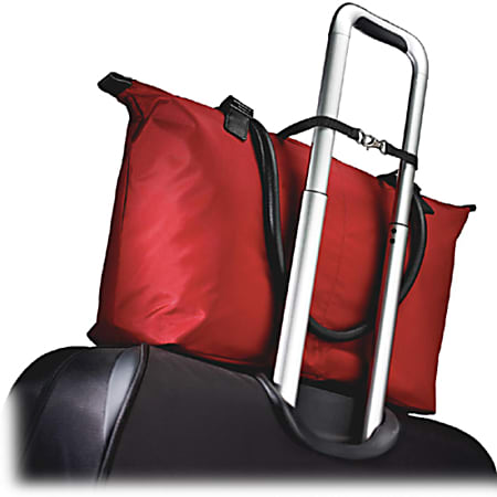 Samsonite Jordyn Laptop Computer Bag 12 H x 21.25 W x 7.5 D Ruby Red Office Depot