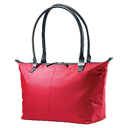 Samsonite® Jordyn Laptop Computer Bag, 12"H x 21.25"W x 7.5"D, Ruby Red