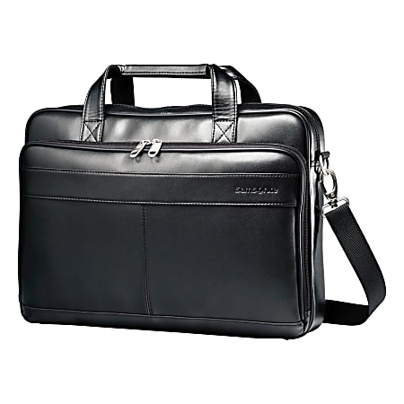 Leather office deals briefcase