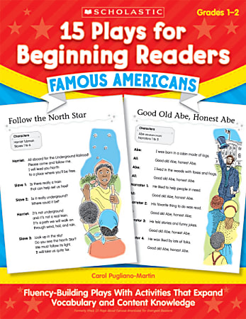 Scholastic 15 Plays For Beginning Readers: Famous Americans
