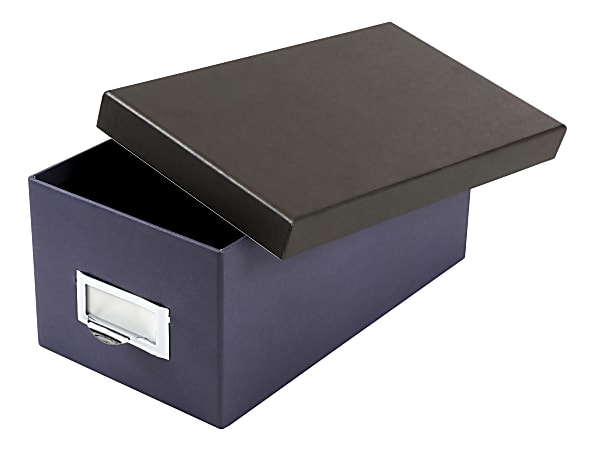 Oxford® Index Card Storage Box, 4" x 6",