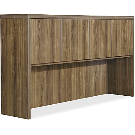 Lorell® Chateau Series Hutch, 66"W, Walnut