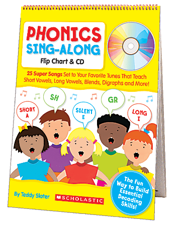 Scholastic Phonics Sing-Along Flip Chart & CD