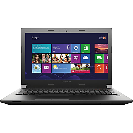 Lenovo B50-45 15.6" LCD Notebook - AMD A-Series A6-6310 Quad-core (4 Core) 1.80 GHz - 4 GB DDR3L SDRAM - 500 GB HDD - Windows 8.1 - 1366 x 768 - Black