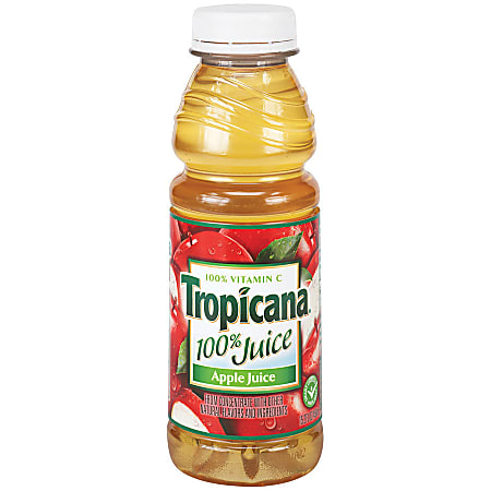 Tropicana Apple Juice 10 Oz. Box Of 24 Office Depot