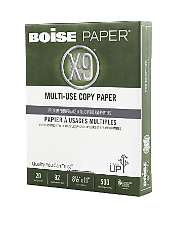 Boise X 9 3 Hole Punched Multi Use Printer Copy Paper 10