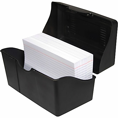 Index Card Box-Clear - Supplies - Office & School Supplies - The Craft  Shop, Inc.