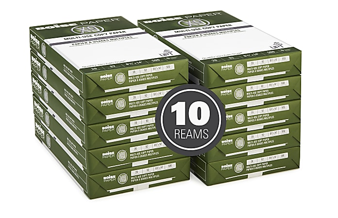 Boise X 9 Multi Use Printer Copy Paper 10 Reams White Legal Boise X 9 Multi Use Printer Copy Paper 10 Reams White Legal