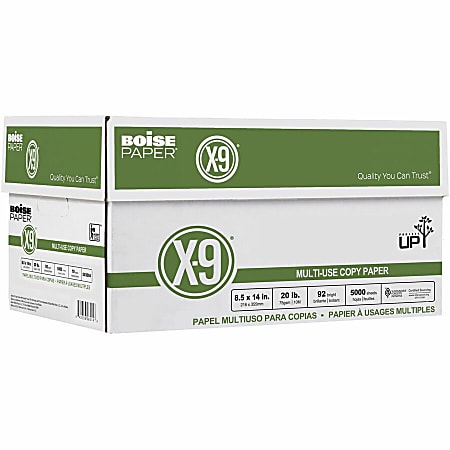 Boise X 9 Multi Use Printer Copy Paper 10 Reams White Legal