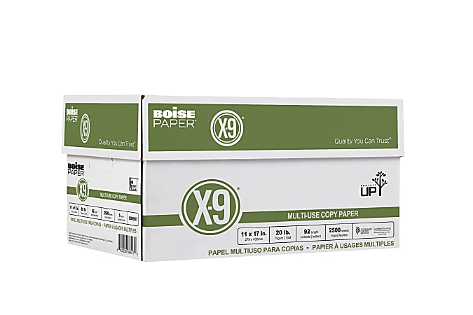 Boise X 9 Multi Use Printer Copier Paper Ledger Size 11 x 17