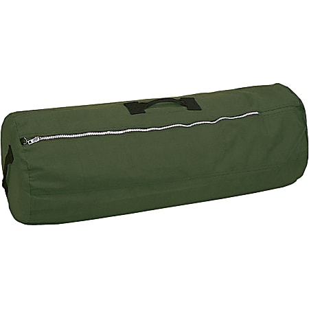 Stansport Deluxe Canvas Duffel Bag, Olive Drab