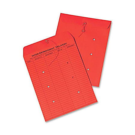Quality Park Interdepartment Envelopes 10 x 13 1 Sided Narrow Rule