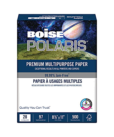 M2235 プロミス('01米) Boise POLARIS Premium Multi Use Printer Copy Paper 1 Ream