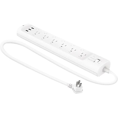 TP-Link Kasa Smart HS300 - Kasa Smart Plug Power Strip - Surge Protector with 6 Individually Controlled Smart Outlets and 3 USB Ports, Works with Alexa & Google Home, No Hub Required