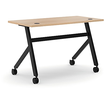 basyx by HON® Multipurpose 48"W Fixed Base Training Table, Wheat