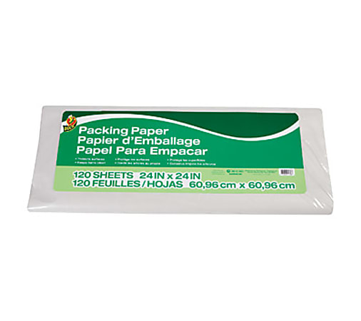 Duck Brand White Packing Paper Sheets