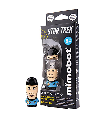 Mimoco USB Flash Drive, 8GB, Star Trek Mr. Spock