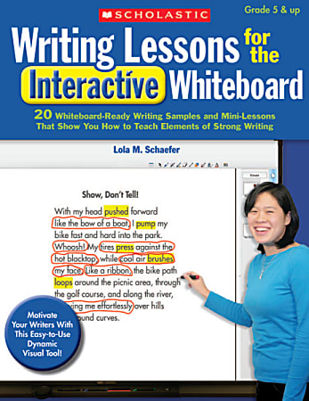 Scholastic Writing Lessons For The Interactive Whiteboard