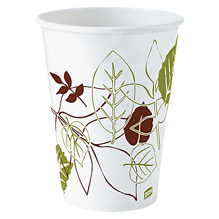 Dixie Paper Hot Cups 12 Oz. Pathways Carton Of 500 Office Depot