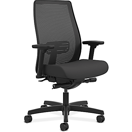 HON® Endorse® Mesh Mid-Back Chair, Black