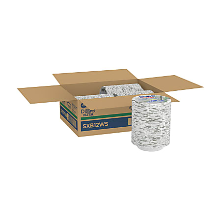 Dixie Ultra® 12 oz Heavy-Weight Paper Bowls, Pathways® Design, 500 Count (125 Bowls per Pack, 4 Packs per Case)
