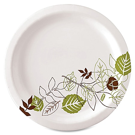 Dixie® Paper Plates, 10", Pathways, Carton Of 500 Plates