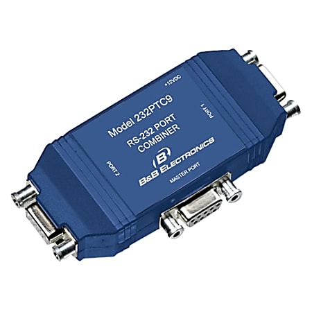 B+B Serial RS-232 9-Pin Port Combiner