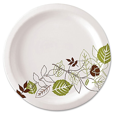 DIXIE ULTRA® 8 1/2IN HEAVY-WEIGHT PAPER PLATES BY GP PRO (GEORGIA-PACIFIC), PATHWAYS®, 500 PLATES PER CASE