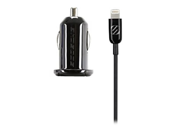Scosche strikeDRIVE - Car power adapter - 12 Watt (Lightning) - for Apple iPad/iPhone/iPod (Lightning)