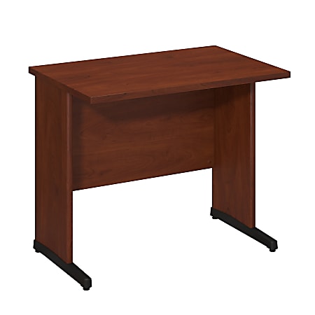 Bush Business Furniture Components Elite C Leg Desk 36"W x 24"D, Hansen Cherry, Premium Installation