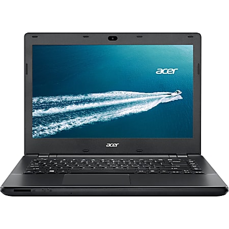 Acer TravelMate P246-M TMP246-M-P4DP 14" LCD Notebook - Intel Pentium 3556U Dual-core (2 Core) 1.70 GHz - 4 GB DDR3L SDRAM - 500 GB HDD - Windows 7 Professional 64-bit upgradable to Windows 8.1 Pro - 1366 x 768 - ComfyView - Black