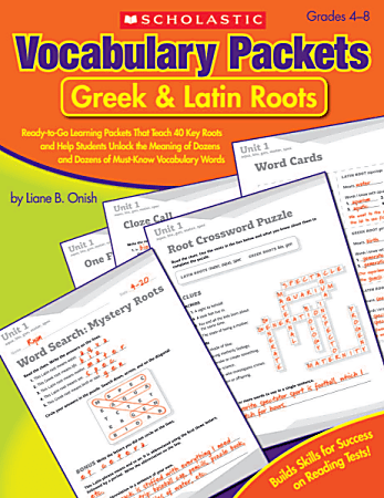 Scholastic Vocabulary Packets