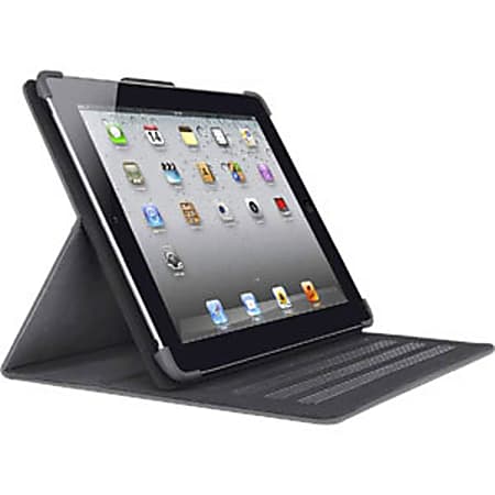 Belkin® Cinema Leather Folio Case For Apple® iPad® 2/3/4, Blacktop ...