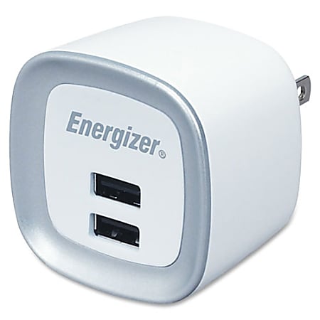 Energizer® Universal USB Wall Charger, White